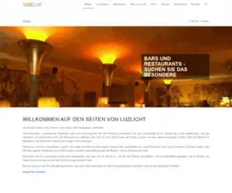 Luzlicht.de(Beleuchtung mit Leuchtdioden) Screenshot