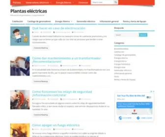 Luzplantas.com(Plantas eléctricas) Screenshot