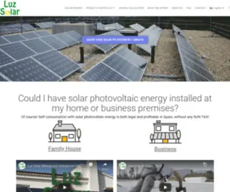 Luzsolarmalaga.com(AUTOCONSUMO) Screenshot