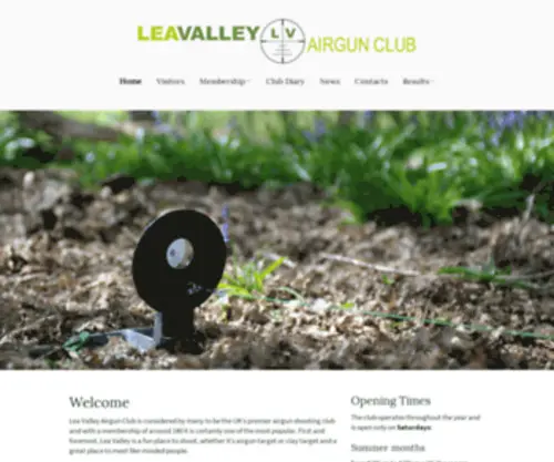 Lvagc.com(Lea Valley Air Gun Club) Screenshot