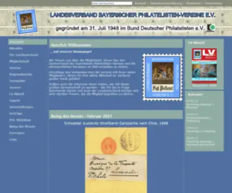 LVB-Philavereine.de(Startseite) Screenshot