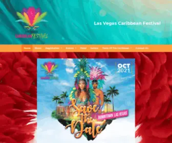 Lvcaribfest.com(Las Vegas Caribbean Festival in Las Vegas NV) Screenshot