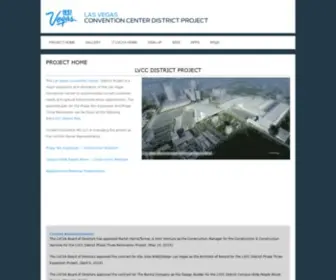 LVCCDistrict.com(Las Vegas Convention Center District Project) Screenshot