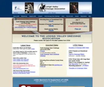 Lvda.org(Lehigh Valley Dressage Association) Screenshot