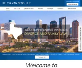 Lvfirm.com(Innovative Family Law Attorneys in Houston) Screenshot