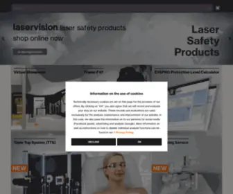 LVG.com(Entwickler, Hersteller und Vertrieb von Laserschutzprodukten) Screenshot