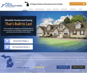 Lvhomes.net(Michigan Modular & Manufactured Home Retailer) Screenshot