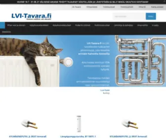 Lvi-Tavara.fi(Suomen edullisin LVI) Screenshot