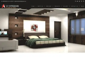 Lvinteriordecors.com(Homepage Parallax) Screenshot