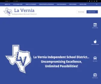 Lvisd.org(La Vernia Independent School District) Screenshot