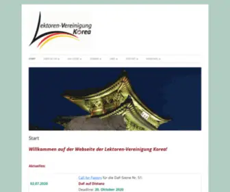 LVK-Info.org(Lektoren-Vereinigung Korea) Screenshot