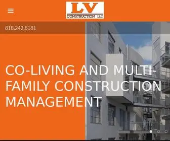 LVLLC.com(LV Construction LLC) Screenshot