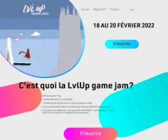 Lvlupgamejam.ch(LvLUp Game Jam) Screenshot