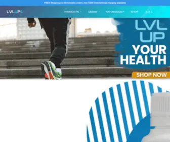 Lvluphealth.com(LVLUP Health Supplements) Screenshot