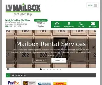 Lvmailbox.com(Packing, Shipping, Mailing) Screenshot