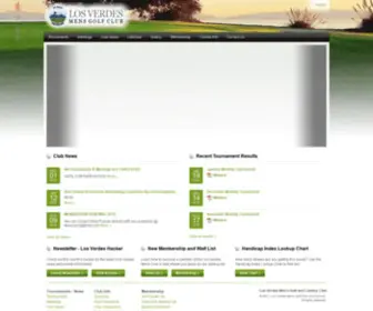 LVMGCC.com(Los Verdes Men's Golf and Country Club) Screenshot