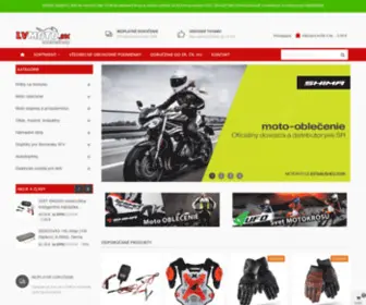 Lvmoto.sk(Obchod pre motorkárov) Screenshot