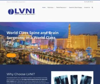 Lvnicsbs.com(Las Vegas's Top neurosurgeons) Screenshot