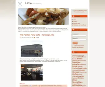 Lvoe.ca(Kamloops Food Blog) Screenshot