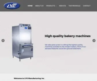 Lvomfg.com(LVO Manufacturing) Screenshot