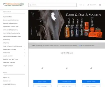 Lvperformance.com(Horse Supplements) Screenshot