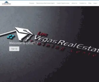 Lvretc.com(Nevada real estate licensing) Screenshot