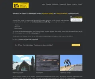 Lvroofing.com(Top Roofing Contractor in Northern VA) Screenshot