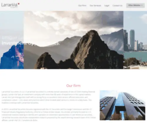 Lvsecurities.com(LarrainVial Securities) Screenshot
