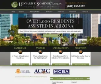 LVslawaz.com(Phoenix Bankruptcy Lawyer) Screenshot