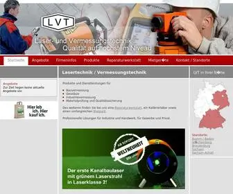 LVT-Waller.de(Lasertechnik Vermessungstechnik Dresden) Screenshot