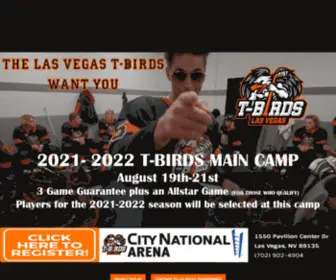 LVtbirdshockey.com(Las Vegas Thunderbirds) Screenshot