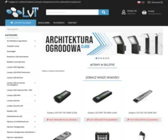 LVT.com.pl(Witamy w sklepie internetowym) Screenshot
