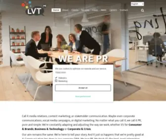LVTPR.com(PR-bureau Benelux) Screenshot