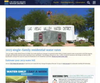 LVVWD.com(Las Vegas Valley Water District Official Website) Screenshot
