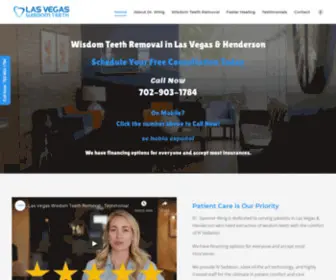 Lvwisdomteeth.com(Removing Problematic Wisdom Teeth) Screenshot