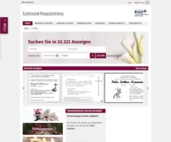 LVZ-Trauer.de(LVZ Trauer) Screenshot