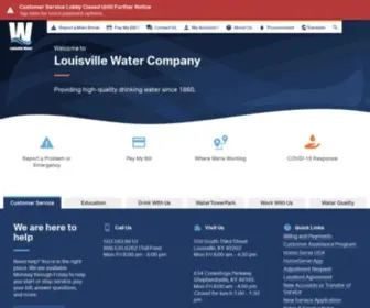 LWCKY.com(Louisville Water Company) Screenshot