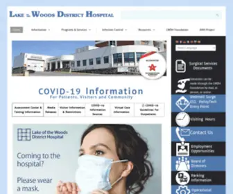 LWDH.on.ca(Lake of the Woods District Hospital) Screenshot