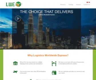 Lwe.asia(Logistics Worldwide Express) Screenshot