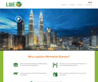 Lwe.com.hk(Logistics Worldwide Express) Screenshot