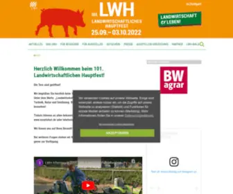 LWH-Stuttgart.de(Landwirtschaftliches Hauptfest 2022) Screenshot