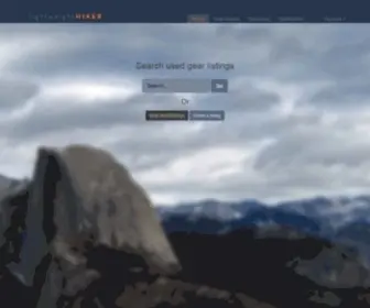 Lwhiker.com(Used Gear Search) Screenshot