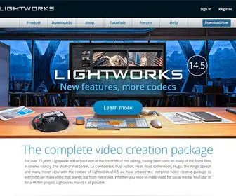LWKS.com(Lightworks video editing software) Screenshot
