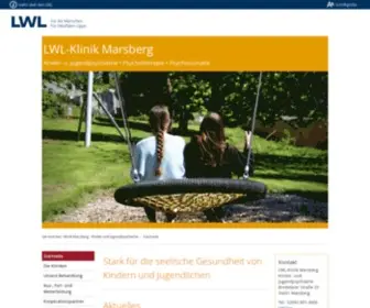 LWL-Jugendpsychiatrie-Marsberg.de(Kinder und Jugendpsychiatrie) Screenshot