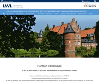 LWL-Klinik-Herten.de(LWL Klinik Herten) Screenshot