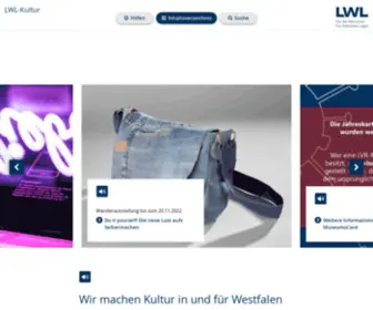 LWL-Kultur.de(Neu Alt Grün Gelb) Screenshot