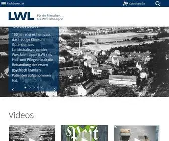 LWL.org(Der Landschaftsverband Westfalen) Screenshot