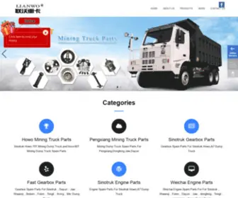 Lwminingtruck.com(ShanDong LianWo Heavy Caro Parts Co) Screenshot