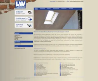 LWplastering.co.uk(Plasterers Glasgow) Screenshot