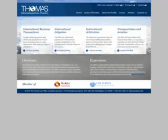 LWthomas.com(International Law Firm) Screenshot